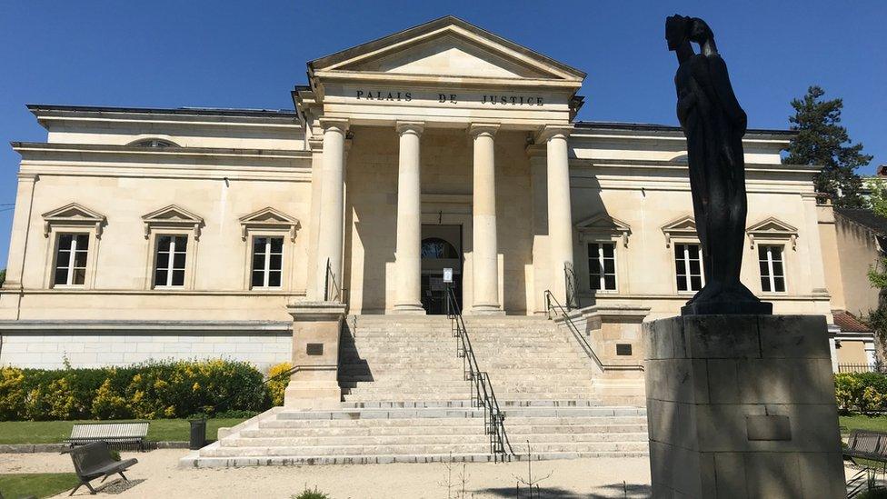 Court house in Cahors in Lot