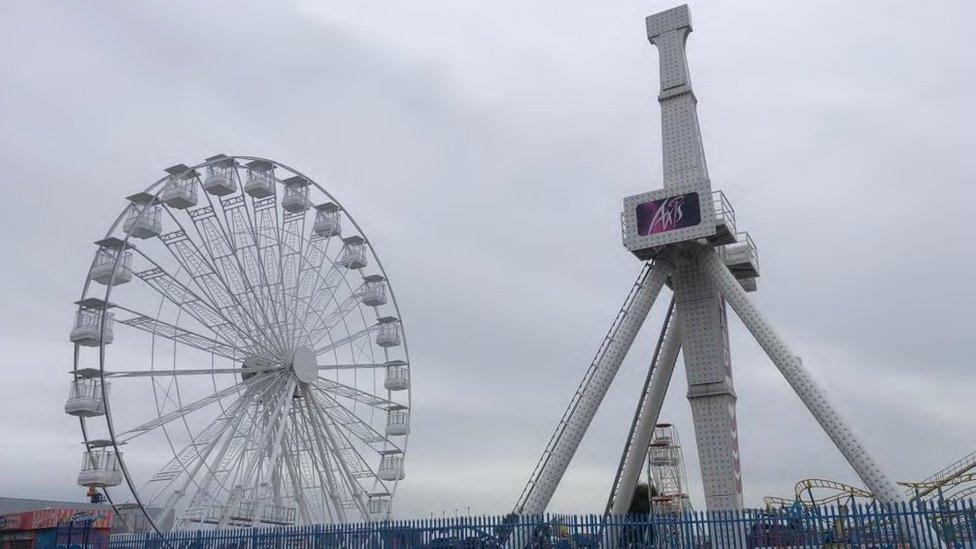 Southend's City Wheel at Adventure Island, Essex