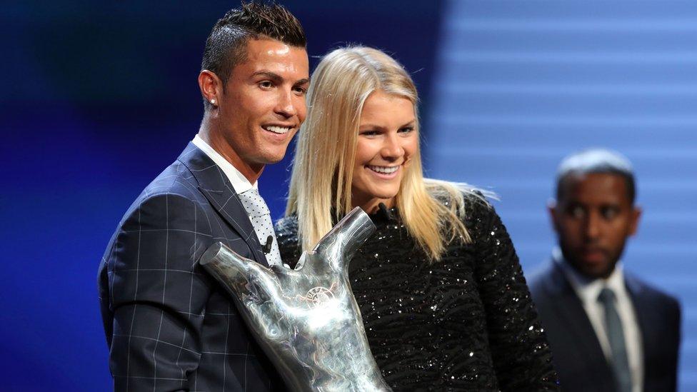 Ada with Ronaldo