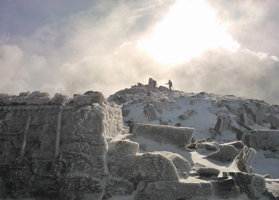 Snowdonia trig point