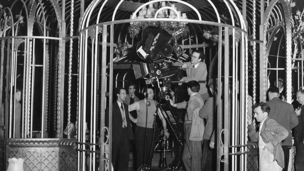 Douglas Slocombe in 1950 shooting Cage of Gold