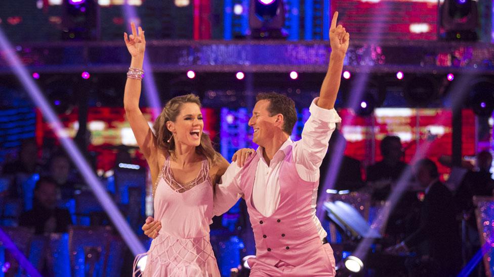 Brendan Cole and Charlotte Hawkins