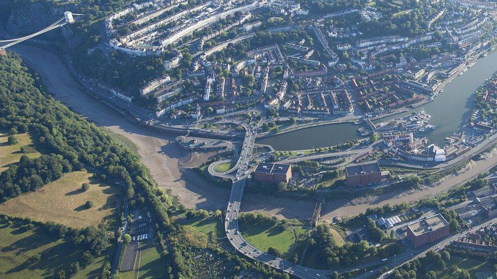 View of Bristol's Cumberland Basin