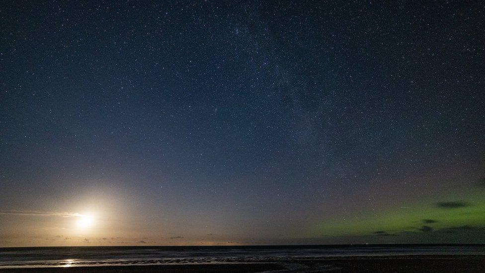 Northern lights from Ballaugh