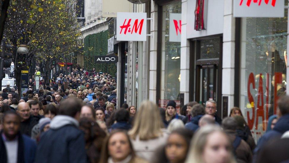 Oxford Street shoppers