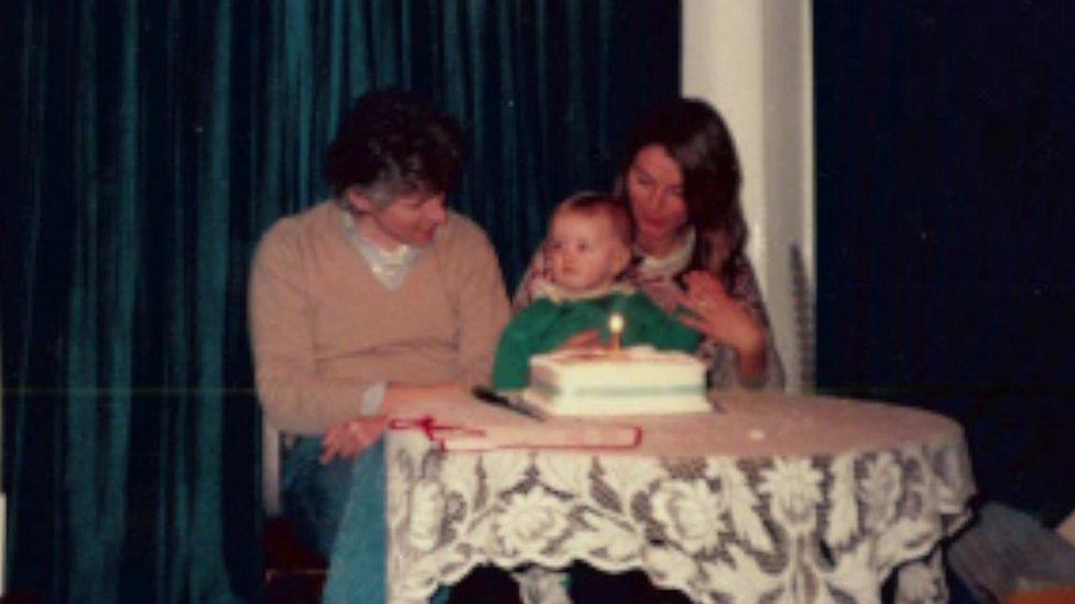 James on his first birthday