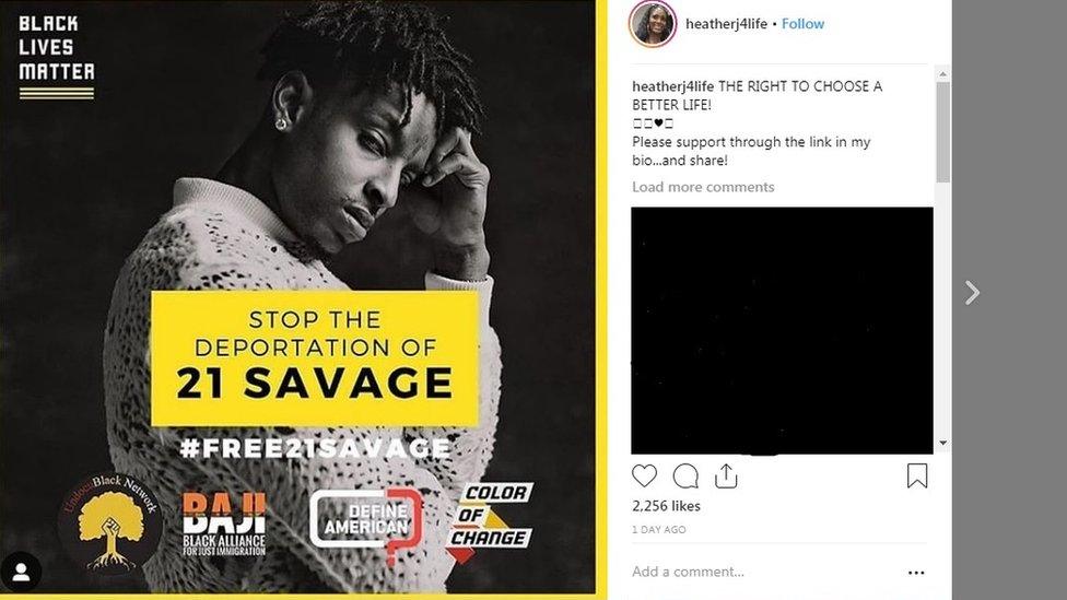 An image taken from Heather J - 21 Savage's mum