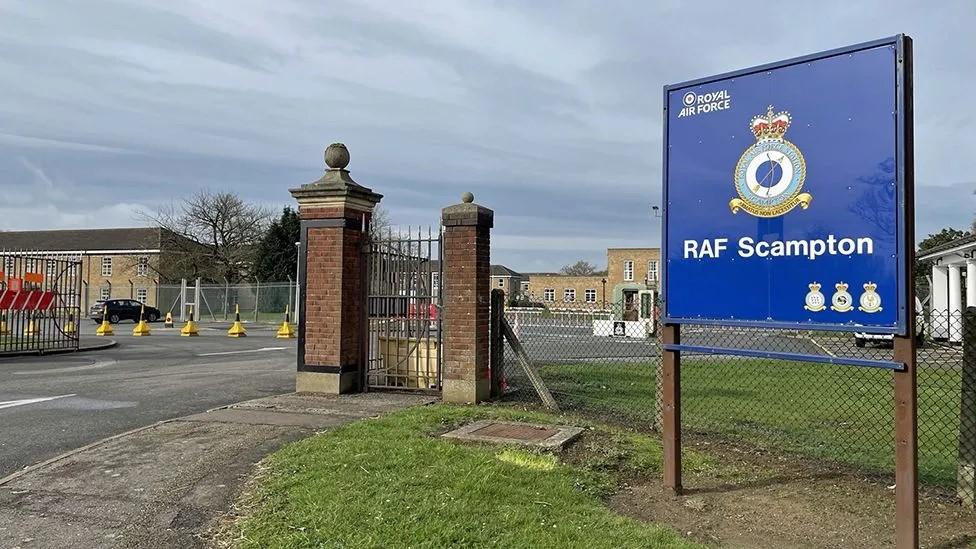 Main entrance at Scampton