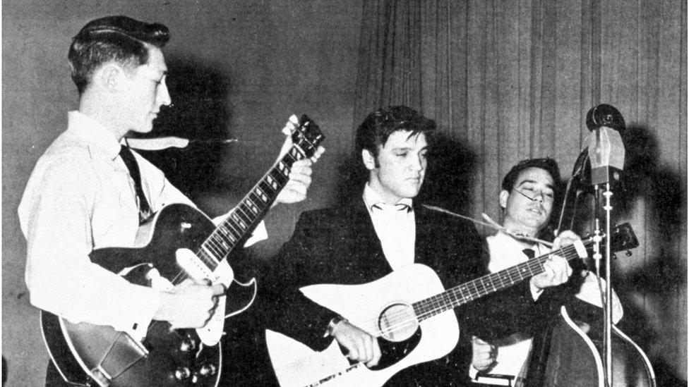 Scotty Moore and Elvis