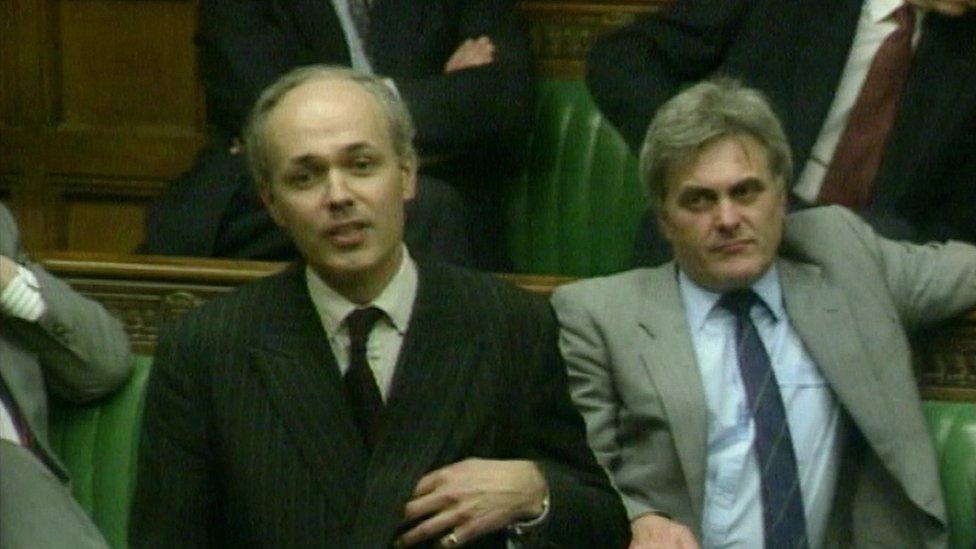 Iain Duncan Smith speaking in the House of Commons in the early 1990s