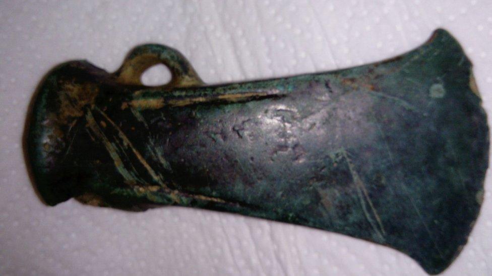 Bronze Age strap or harness fitting