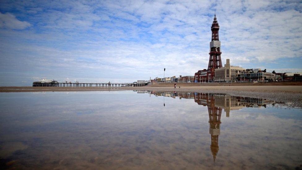 Blackpool beach