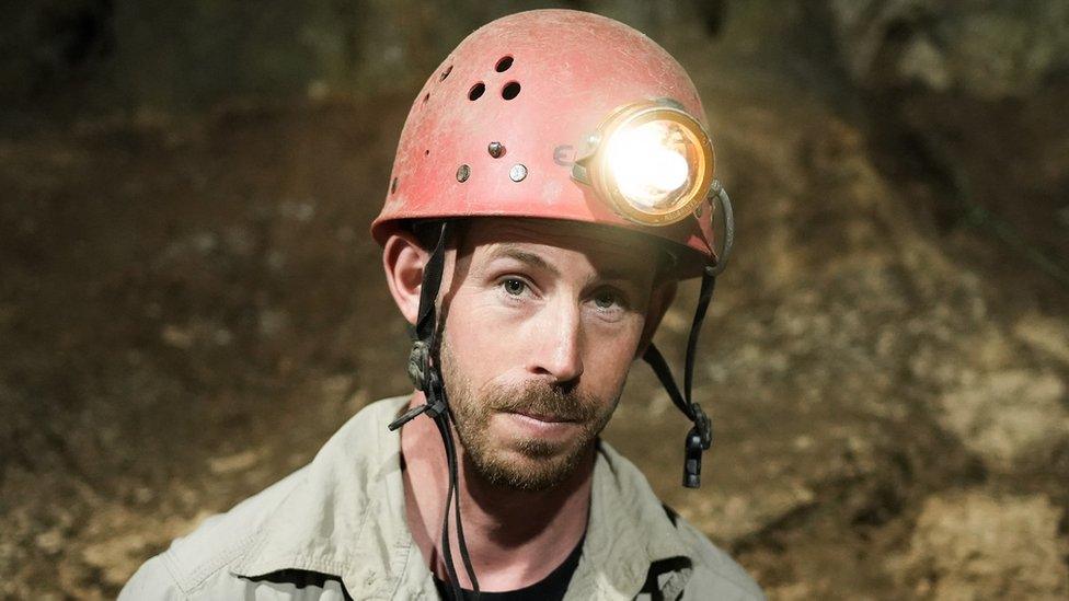 John Boulton from the Devon Speleological Society