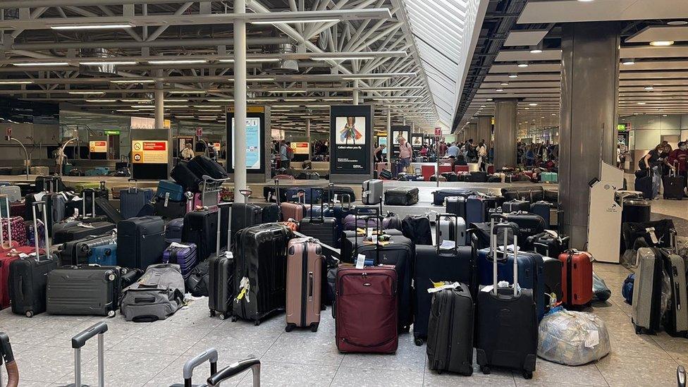 Baggage collection area