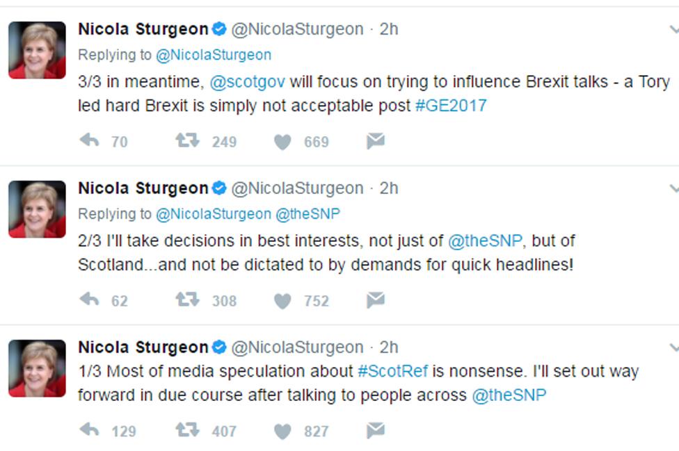 nicola sturgeon tweets