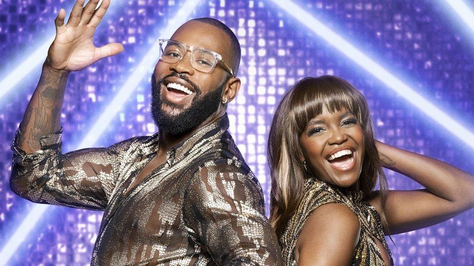 Ugo Monye and Oti Mabuse