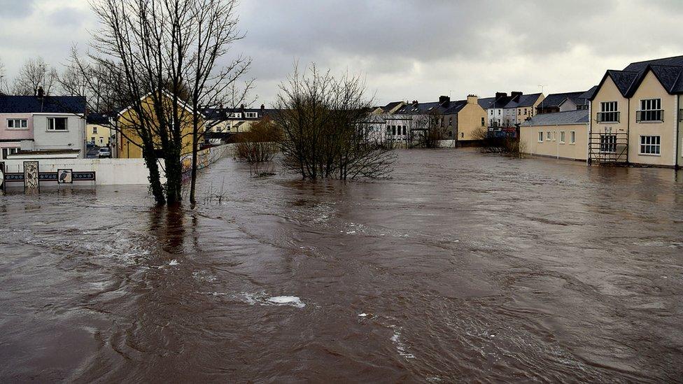 Flooding in Omagh