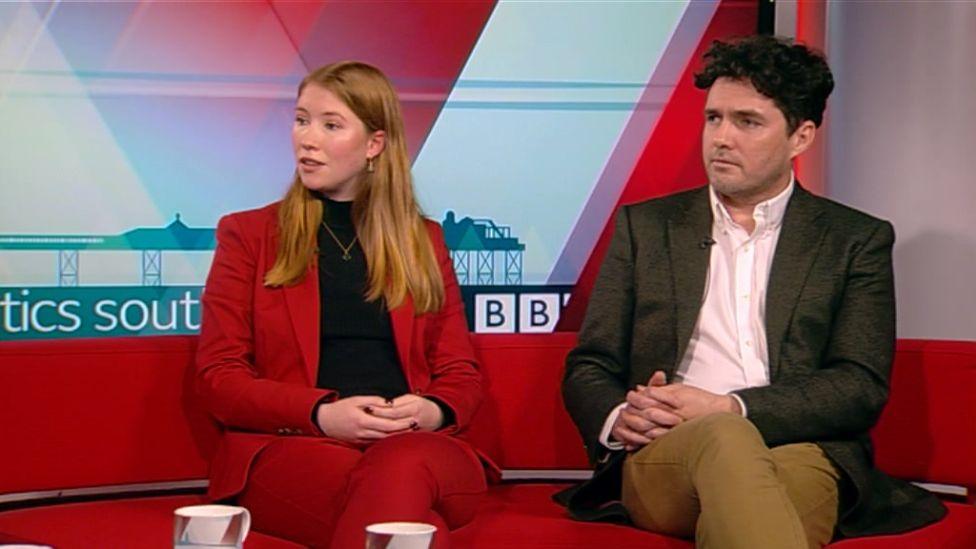 Helena Dollimore and Huw Merriman