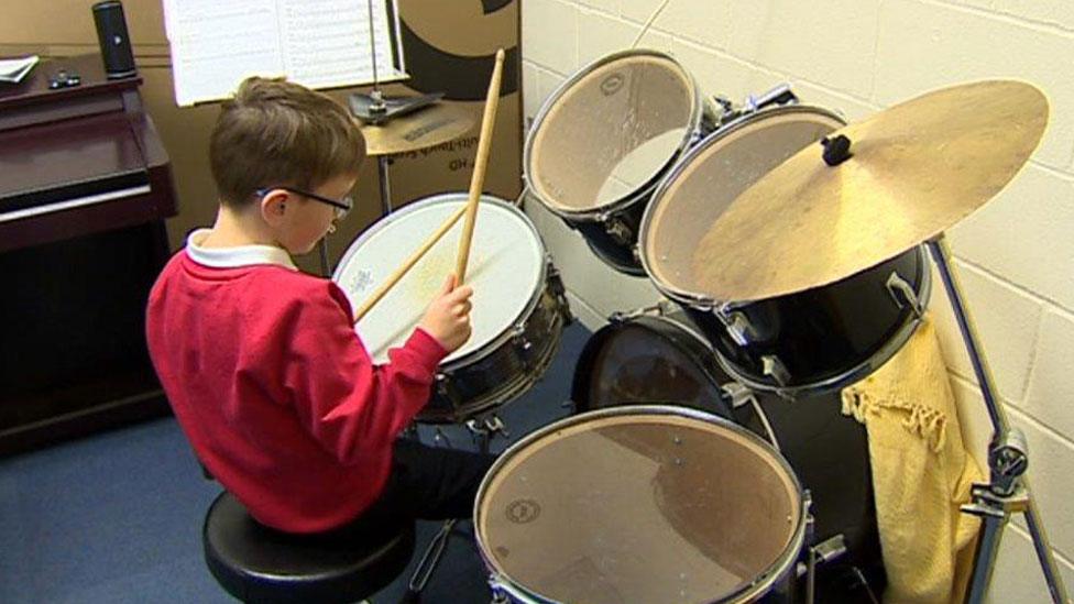 Pupil at Woodlands Primary School, Cwmbran