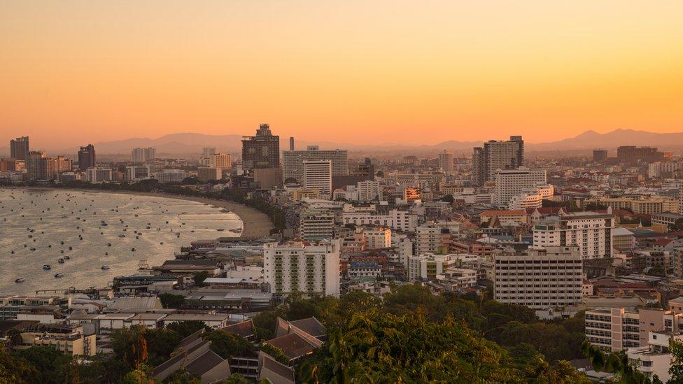 Pattaya, in eastern Thailand