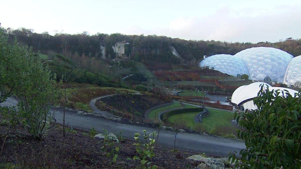 Eden Project Landslip