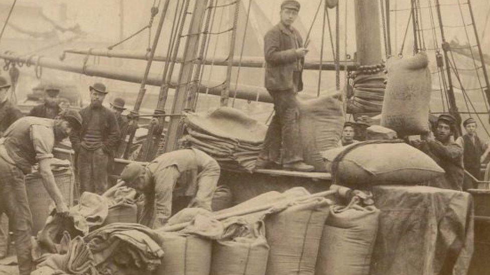 Dock workers