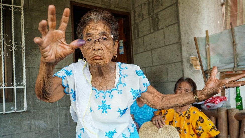 Maria Quilantang, leader of Filipina comfort women group Malaya Lolas