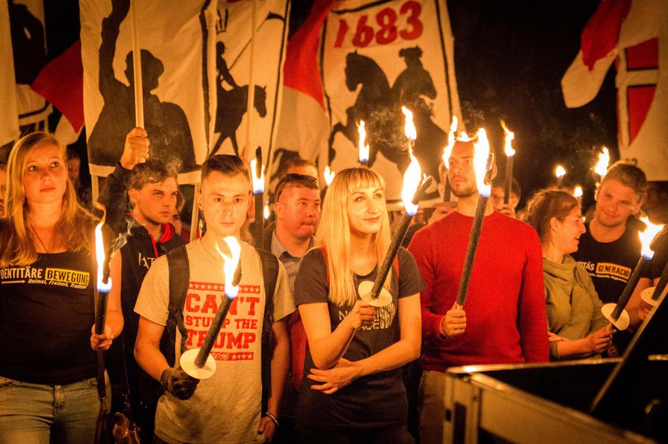 Identitarian parade, Sept 2017