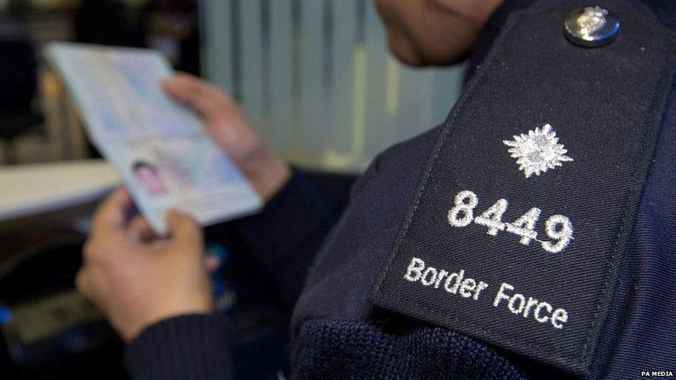 Border Force official at Heathrow