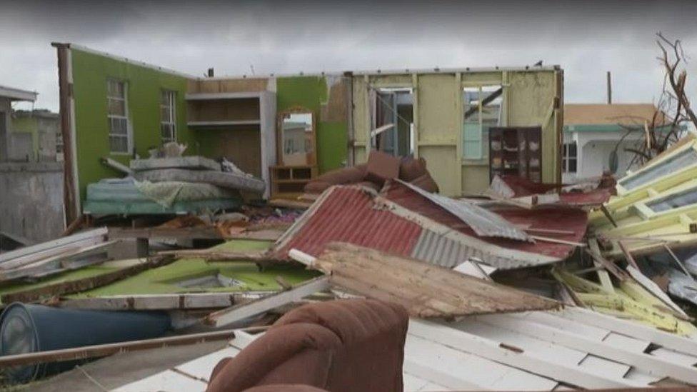 House damaged in Barbuda