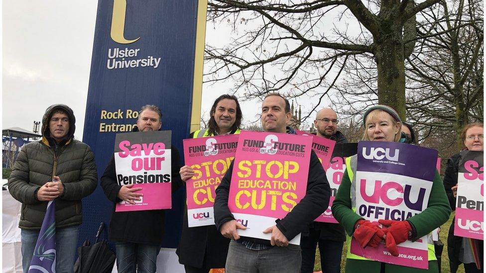 Protest at Magee