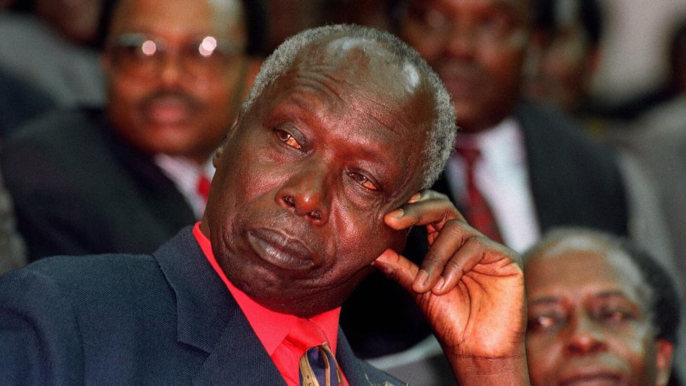 Daniel arap Moi, Kenya's former president, in 1992