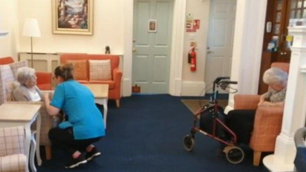 Sheffield care home during lockdown