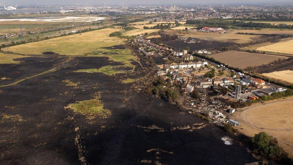 Wennington fire