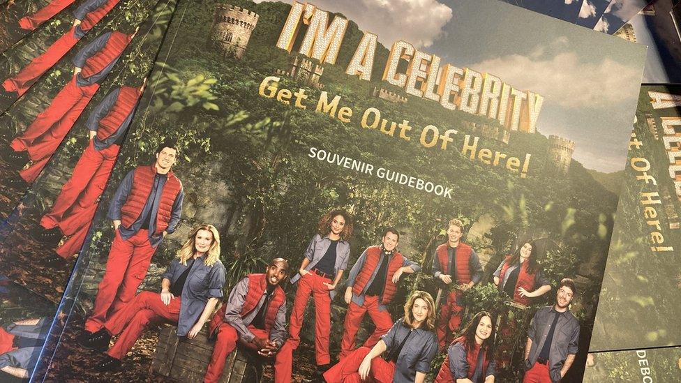 I'm A Celebrity souvenir book cover