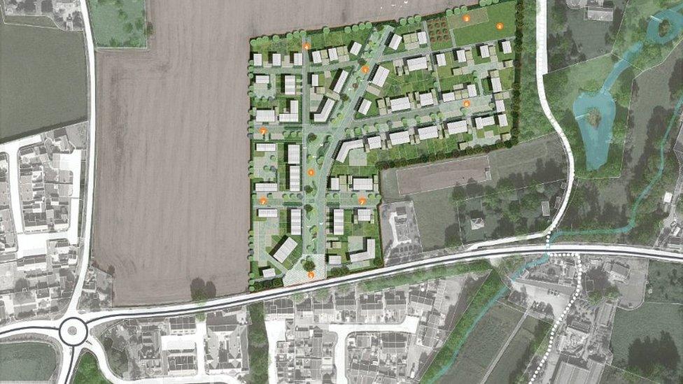 Plans For 100 Homes On The B3153 Somerton Road In Huish Episcopi