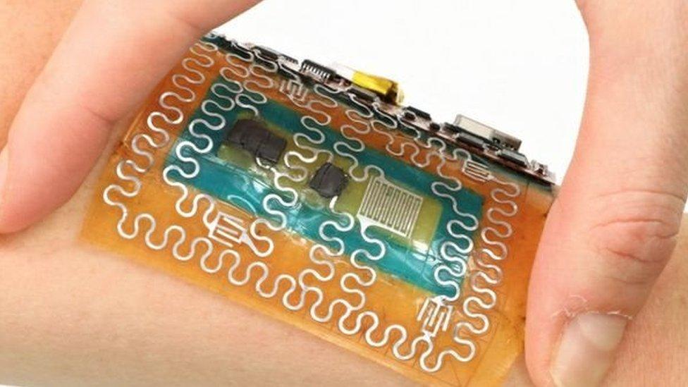 Electronic component made from gelatin