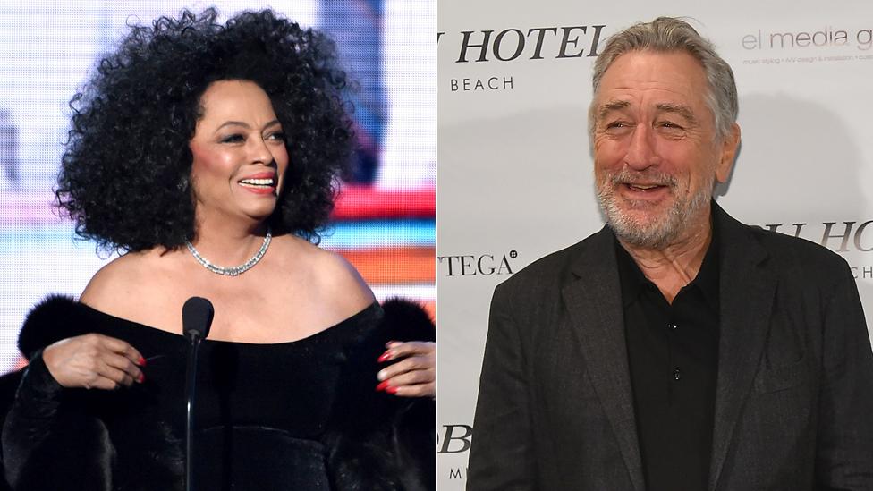 Diana Ross and Robert De Niro