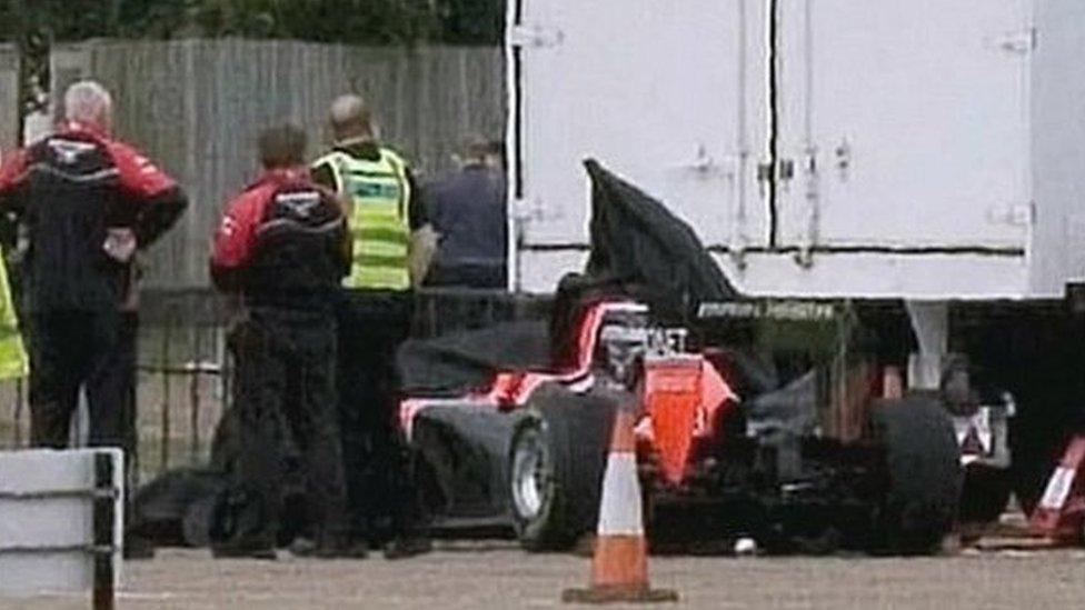 Crash scene