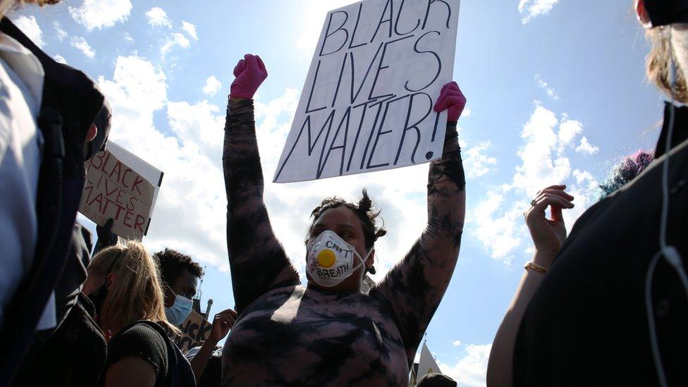 BLM protest in Ottawa