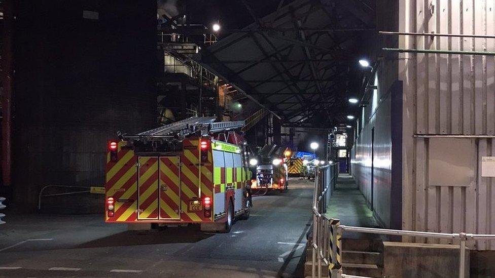 Fire at British Sugar plant in Bury St Edmunds