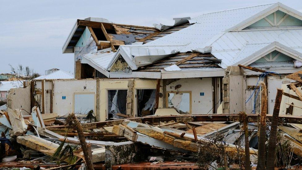 Devastation in the Abacos, northern Bahamas