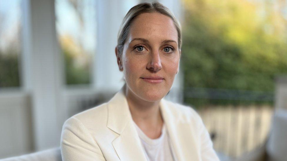 Margaret Boyce wearing a white top and blazer