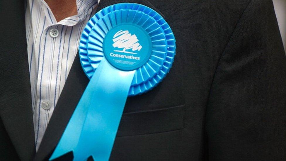 Conservatives rosette