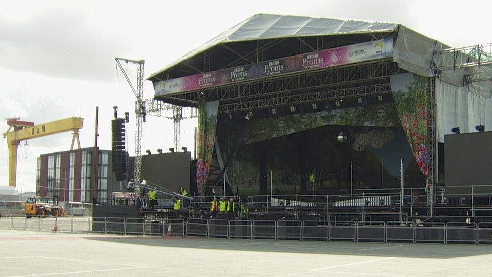 Proms stage