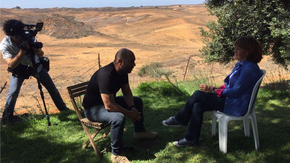 Jane Corbin with Lior Raz