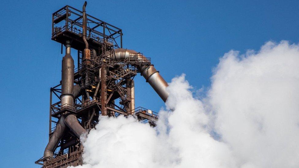 Blast furnace at Port Talbot