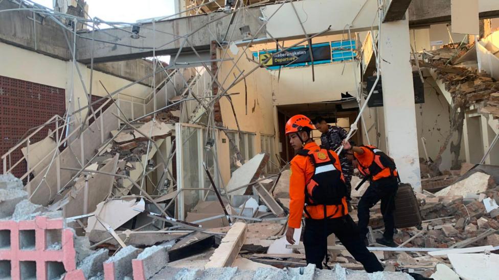 Five dead after 7.7 magnitude earthquake strikes Indonesia
