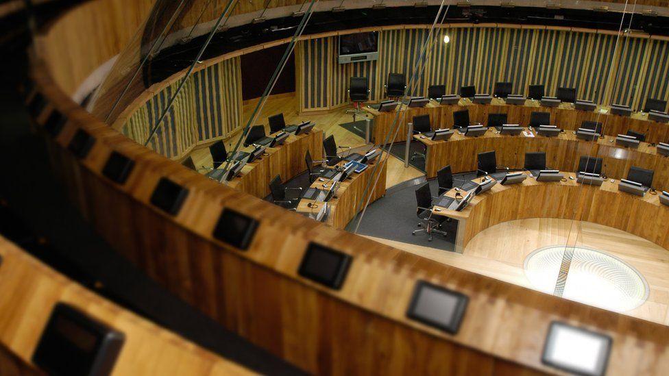 Siambr Senedd Cymru