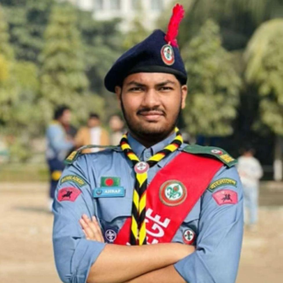 18-year-old Ahnaf, a boy at Milestone school in Dhaka (photo supplied)